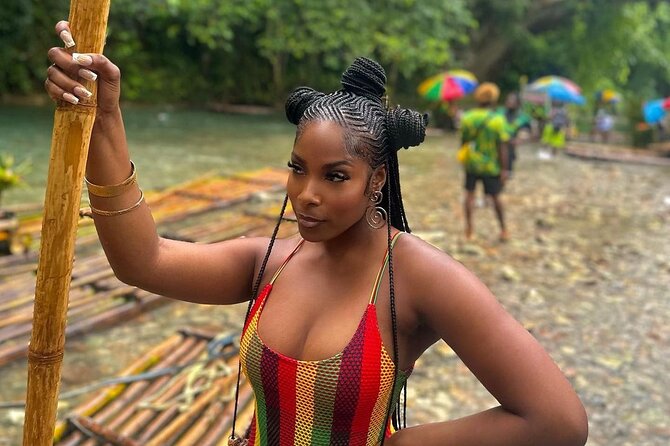 Montego Bay River Rafting and limestone Massage Experience - A Calm Start on the Lethe River