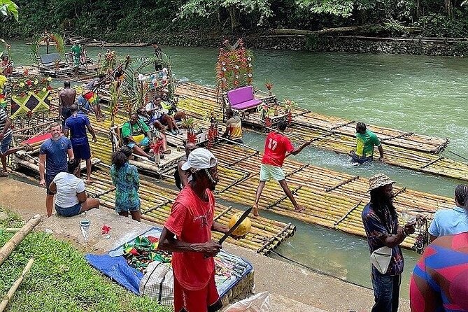 Montego Bay Shopping Tour and Bamboo River Rafting - What the raft captain adds to the ride