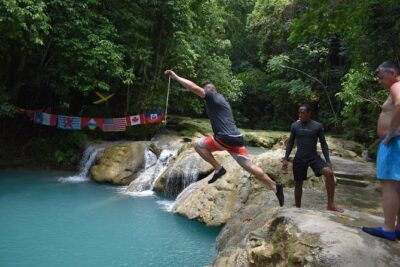 Montego Bay Shore Excursion: Blue Hole & Secret Falls Tour plus Shopping