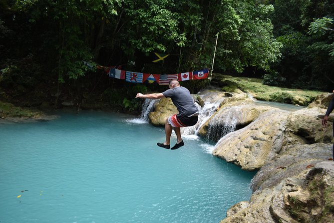 Montego Bay Shore Excursion: Blue Hole & Secret Falls Tour plus Shopping - Scotchies turns lunch into part of the experience