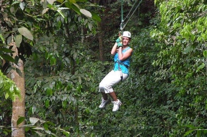 Mystic Mountain Canopy Experience From Montego Bay - Zip-lining adds a third level of speed