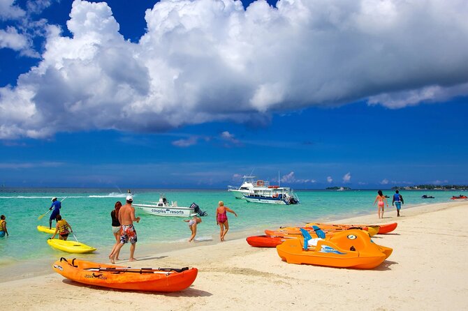 Negril Beach Experience and Rick's Café Combo Tour Negril - Three Hours on Seven Mile Beach