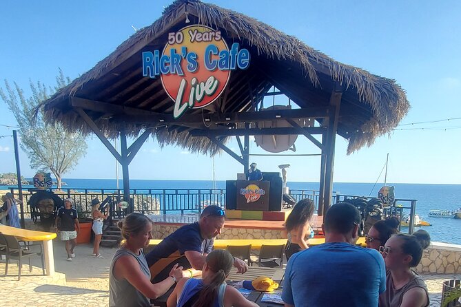 Negril Private 7 Miles Beach and Ricks Cafe Tour from Montego Bay - Rick’s Cafe above the Caribbean