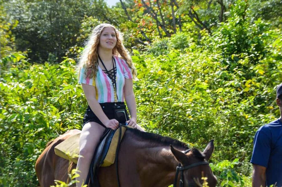 Ocho Rios: Blue Hole, White River Tubing, and Horseback Ride - Bareback horseback riding at St. Ann’s Bay