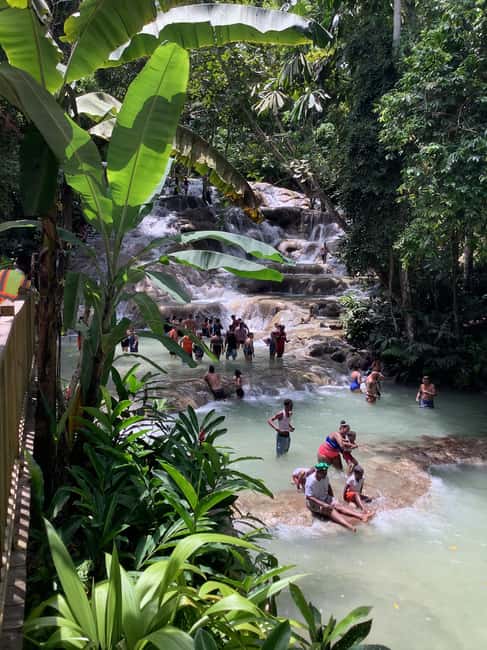 Ocho Rios: Bob Marley Museum and Dunn's River Falls Tour - Climbing the 600-foot cascade