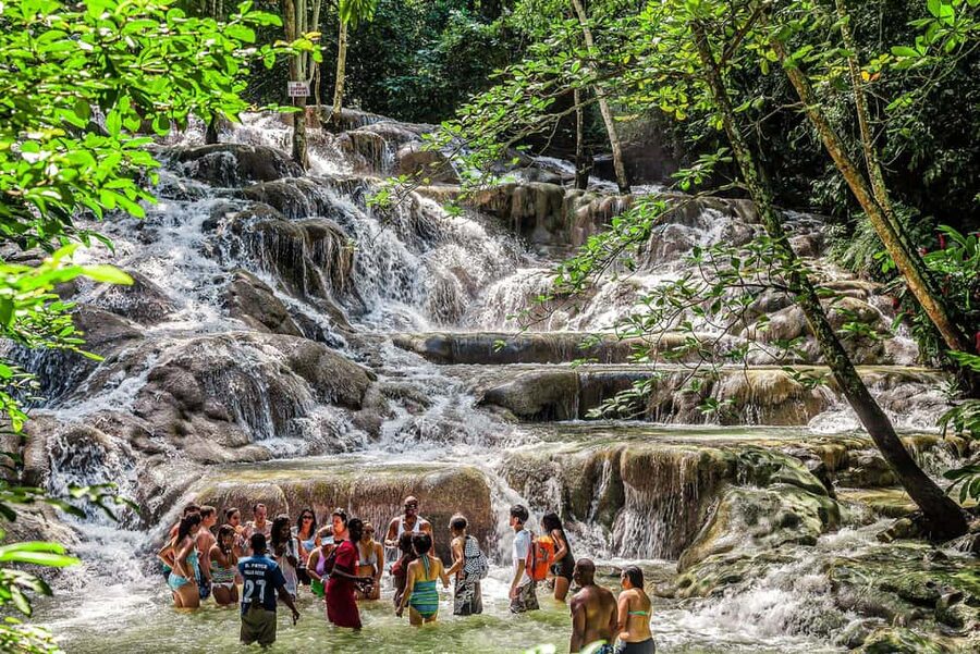 Ocho Rios: Dunn's River Falls and Shopping from Montego Bay - Dunn’s River Falls, where the water becomes the trail