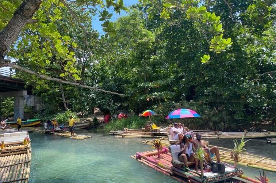 Ocho Rios: Horseback Riding in the Ocean and Bamboo Rafting - Fern Gully, a road under more than 300 kinds of ferns