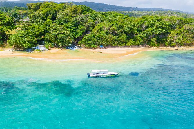 Ocho Rios Powerboat & Dunn’s River Falls Adventure - Boarding the powerboat with a small group
