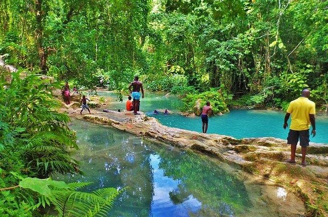 Original Blue Hole St. Ann Ocho Rios Jamaica Admission Fee Ticket - River Trail and Nature Walk
