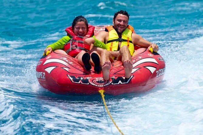 Parasailing, Sea Tubing & Jet Ski from Montego Bay- Private tour - Parasailing above the Caribbean Sea