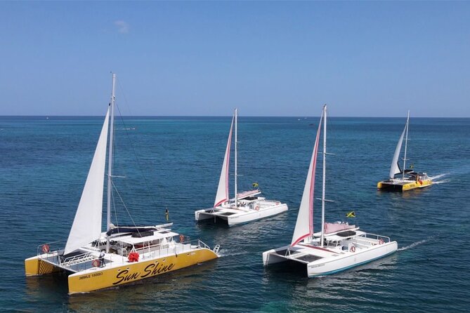 PARTY Catamaran Cruise with Snorkeling Rick's Cafe ADULTS ONLY - Getting to the boat from Negril hotels
