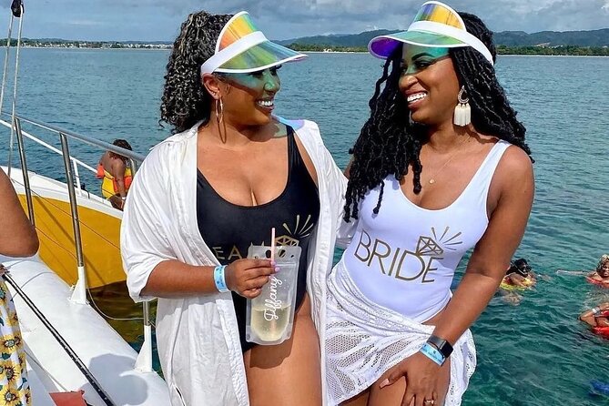 Party Catamaran Sunset Ricks Cafe Negril Open Bar and DJ - What the Negril catamaran experience is really about
