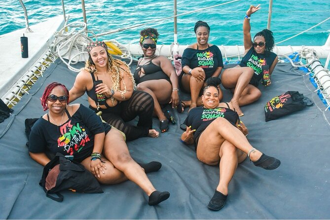 Party Catamaran Sunset Ricks Cafe Negril Open Bar and DJ - Snorkeling near the Coral Reef