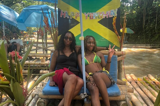 Private Bamboo Rafting Activity in Jamaica - Choosing the Music as Jamaica Slides By