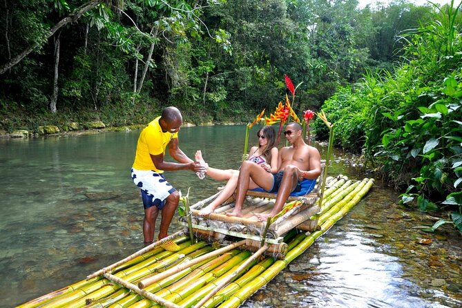 Private Bamboo Rafting along Great River with Pickup - Arriving at the Great River