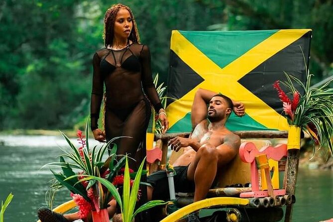 Private Bamboo Rafting & Limestone Foot Massage from Montego Bay - The limestone foot massage on the river