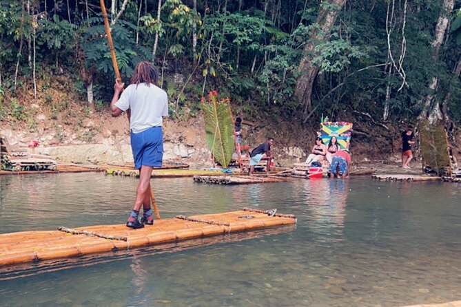 Private Bamboo Rafting Tour In Lethe and Limestone Massage - The guide shapes more than the scenery