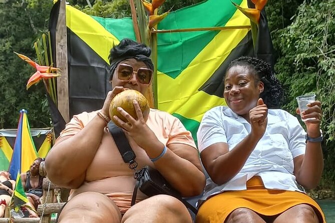 Private Bamboo River Raft with Limestone Massage in Montego Bay - Jamaican food, coconut, and a possible lunch stop