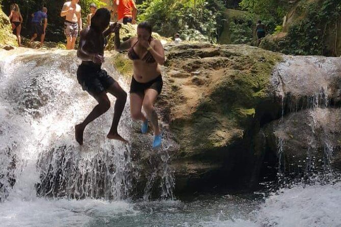 Private Blue Hole Tour from Montego Bay - The cave, rope swing, and platform jumps