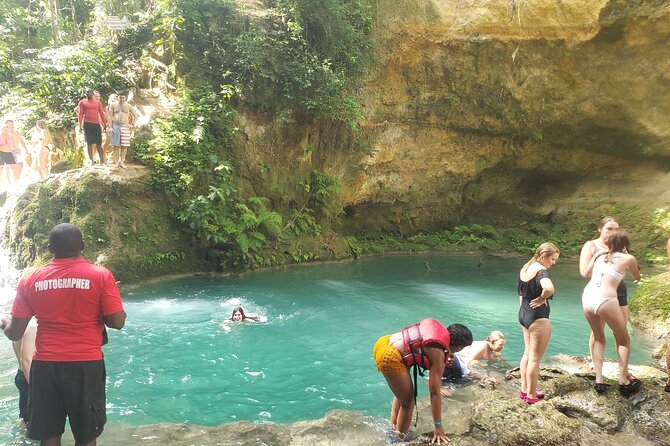 Private Combo Tour From Ocho Rios To Blue Hole & Konoko Falls - Transport, water, and what to carry