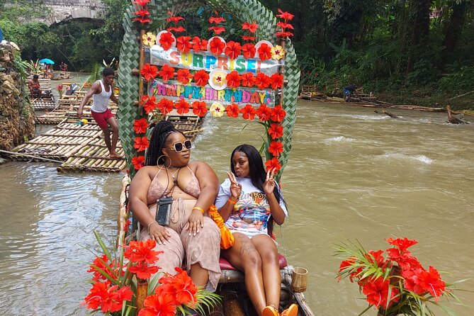 Private Cultural Bamboo Rafting & Limestone Massage in Montego Bay - Hill views, cool water, and rainforest wildlife