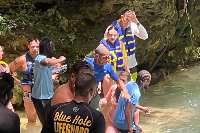 Private Dunns River Falls & Bluehole tour from Montego Bay - Climbing Dunn’s River Falls in 45 minutes