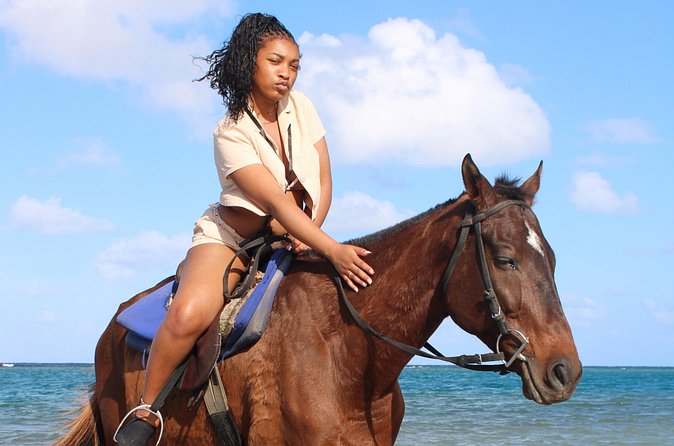 Private Horse Back Riding in Saint Ann's Bay - Along the sandy beach near Ocho Rios