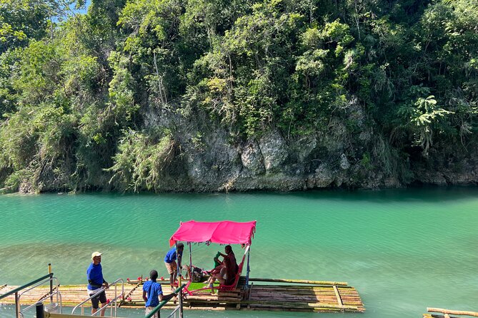 Private Lethe Bamboo Rafting Lime Stone Foot Massage Tour - Driving through Montego Bay and toward the hills