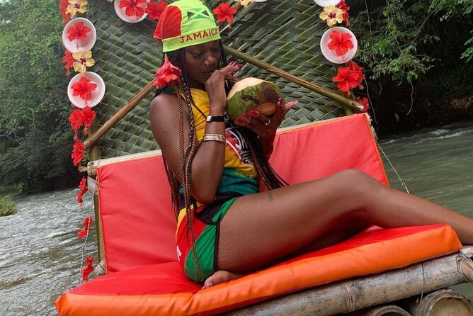 Private Montego Bay Bamboo Rafting with Limestone Foot Massage - Swimming, food, music, and riverside purchases