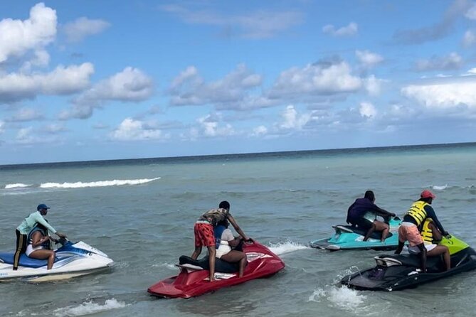 Private Parasailing & Jet Ski Tour in Montego Bay - White House Village and a look at local homes
