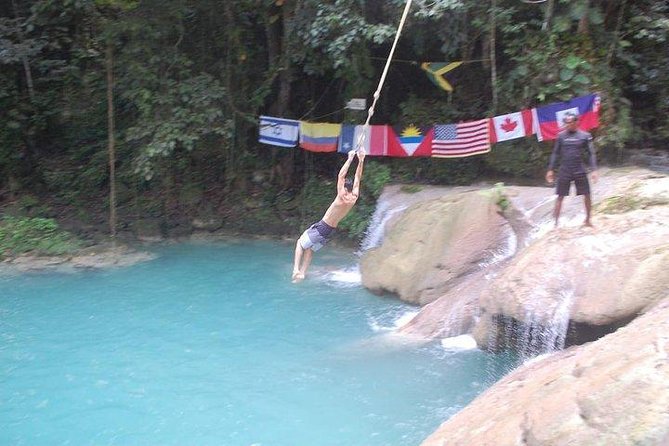 Private Tour from Falmouth to Ocho Rios Blue Hole and shopping - Dunn’s River Falls, caves, and the unclear parts