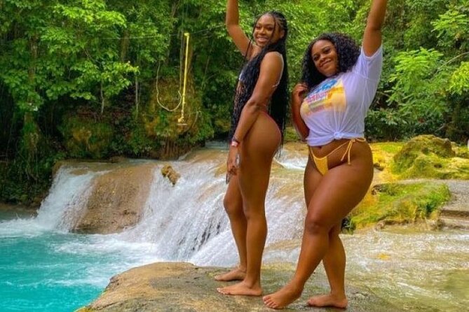 Private Transportation to Blue Hole & Dunns River Falls-w Drinks! - Blue Hole: freshwater pools, jumps, and a rough approach