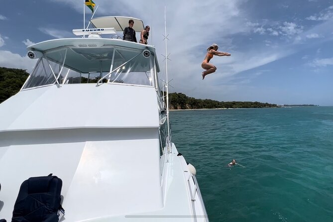 Private Yacht Party Boat Rental Excursion in Ocho Rios, Jamaica - Swimming, Snorkeling, and the Lily Pad Float