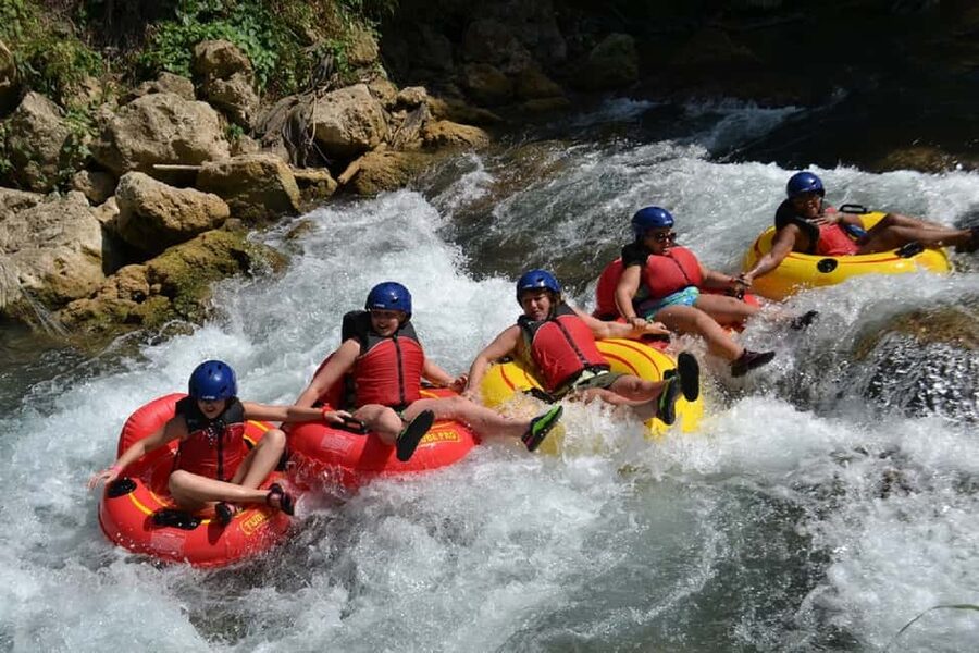 River Rapids Jungle River Tubing Adventure - From Your Hotel or Port to Rio Bueno