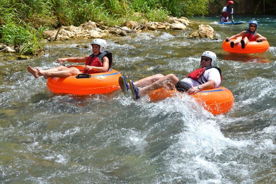 River Rapids Jungle River Tubing Adventure - From Rio Bueno Toward the Caribbean Sea