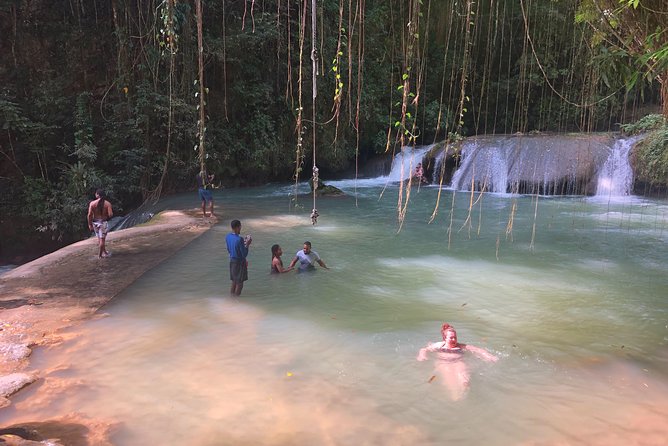 South Coast Jamaica YS Falls Tour - Seven cascades, steps, and natural pools