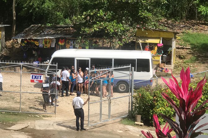 Transportation and Tour from Montego Bay to Blue Hole/Secret Falls - Meeting Nigel and getting ready to leave