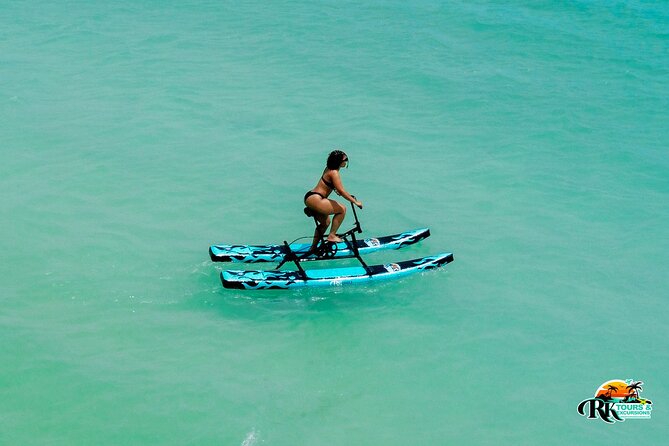 Water Bike Tour in Jamaica and Drone Photoshoot with Video Reel - Reaching Burwood Beach for the Water Bike Session
